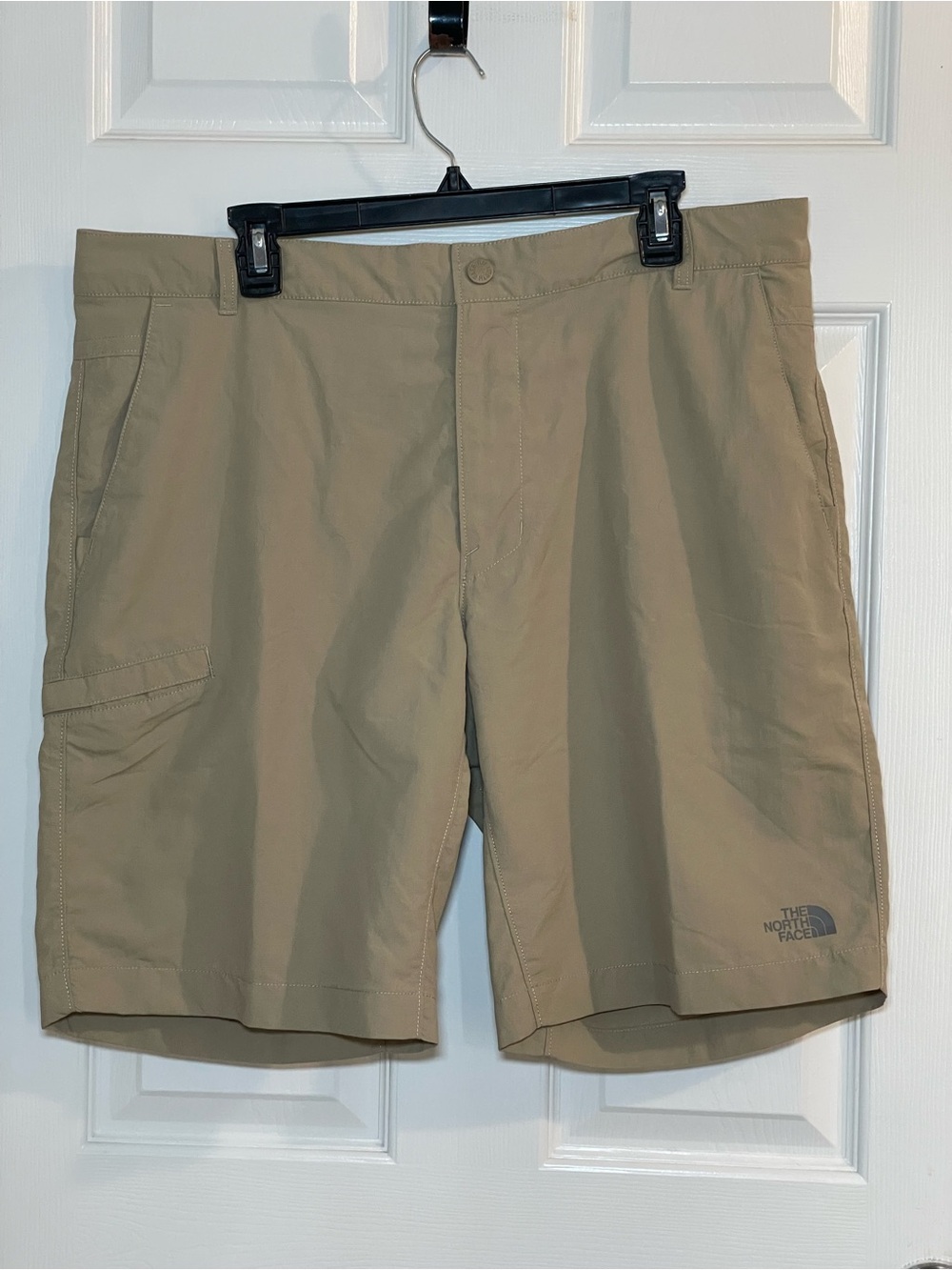 North Face Men's Khaki Outdoor Hybrid Shorts Size 38